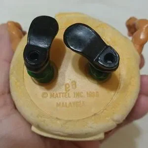 Figurine Vintage Food Fighters - Hamburger General Burgerdier (Mattel / POPY, 1988, Boîte)